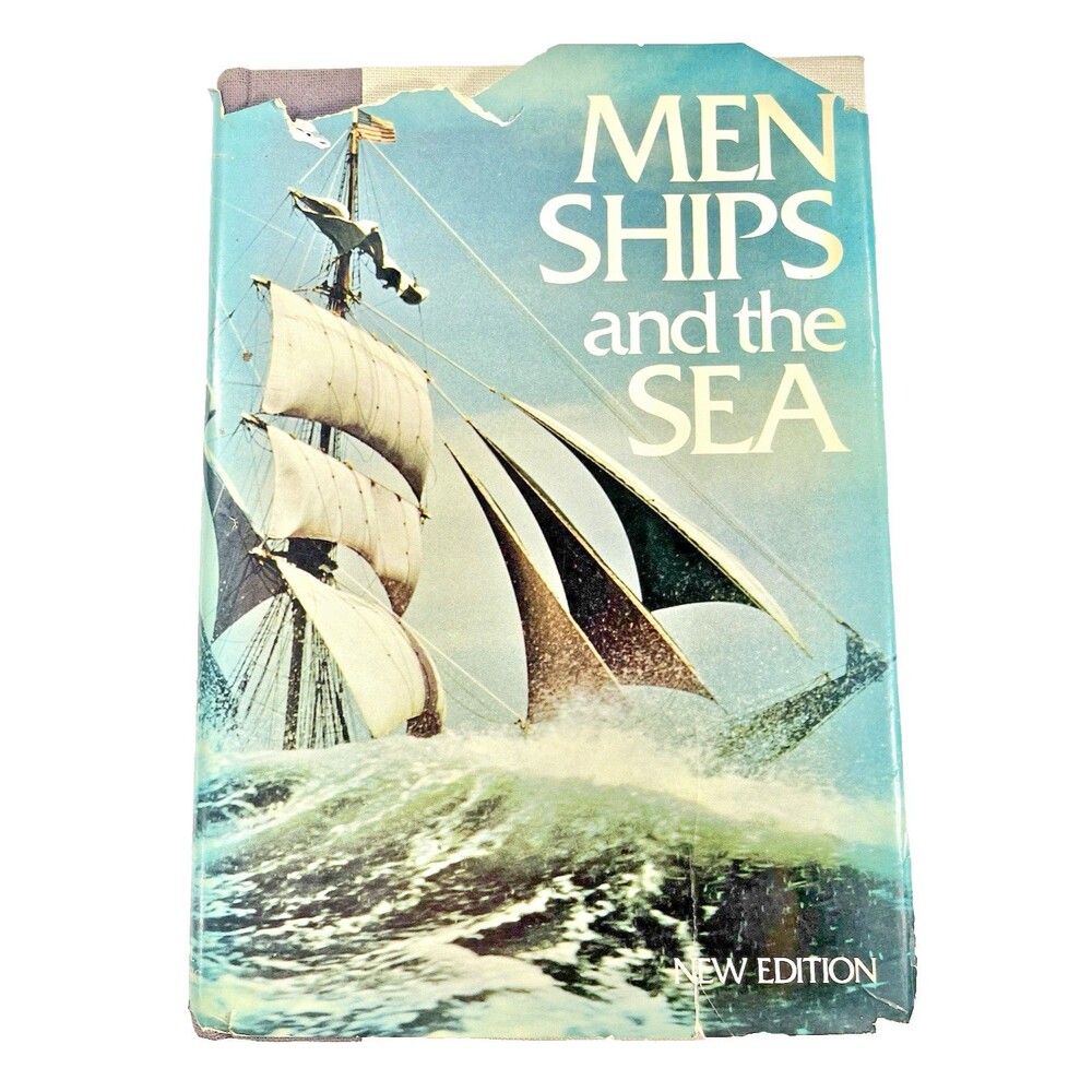 Men, Ships and the Sea Vintage 1973 National Geographic Hardback Book